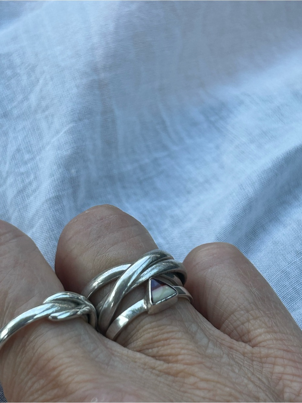 925 Triple ring - Picture 3 of 4